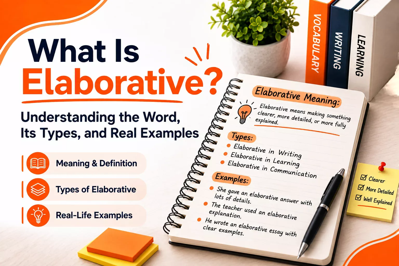 What Is Elaborative? Understanding the Word, Its Types and Real Examples